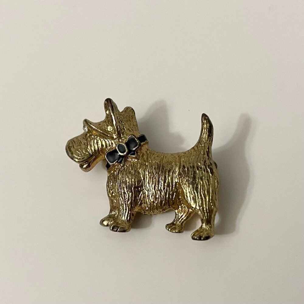 Avon Scottie Dog Brooch Pin